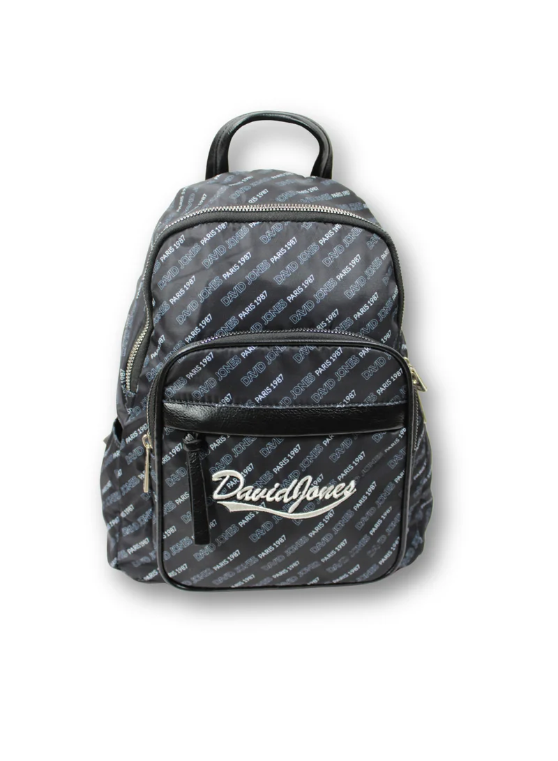 ديفيد جونز حقيبة ظهر نسائية من ديفيد جونز، أنيقة ومتينة للاستخدام اليومي | اللون أسود (6889-4)